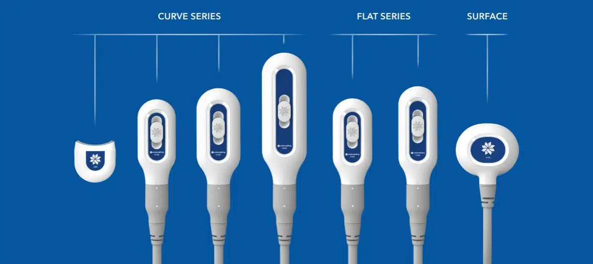 CoolSculpting Elite applicators in front view