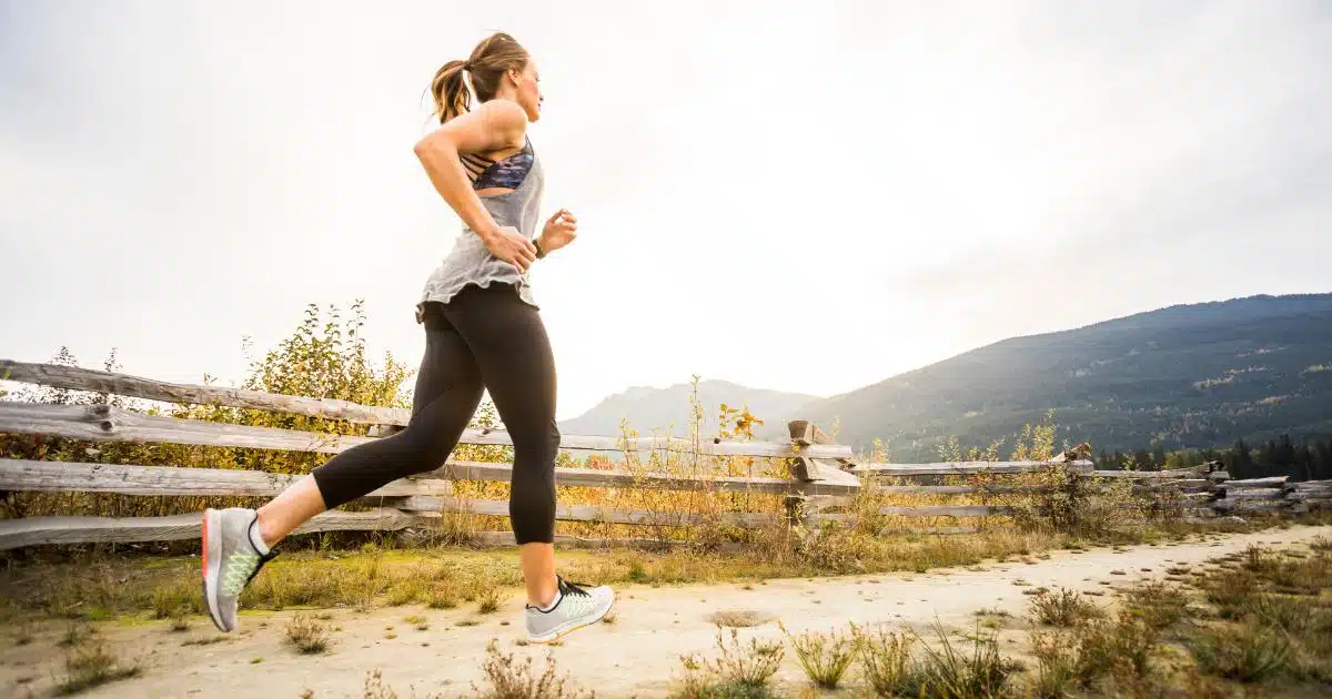 woman running
